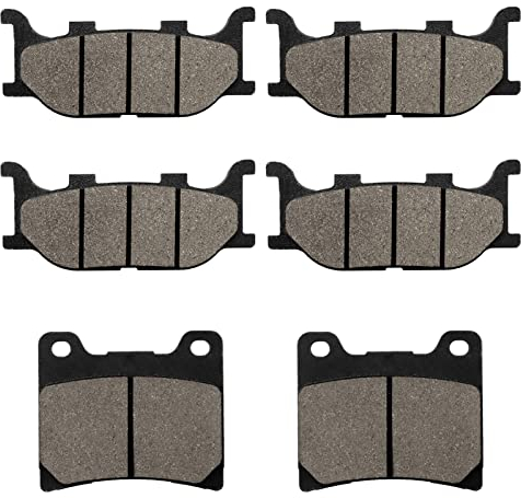 Cnornus Bremsbeläge Vorne und Hinten für Yamaha XV 1100 Virago 1999 XVS 1100 Dragstar 1999-2004 XVS 1100 A Dragstar Classic 2000-2007