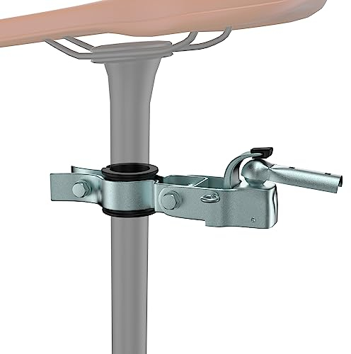 NICEDACK Anhängerkupplung für Fahrrad, Kupplung Lastenanhänger, Verzinkter Stahl Fahrradanhänger Kupplung Kompatibel mit gängigen Fahrradsattelstützen, Fahrrad Anhängerkupplung