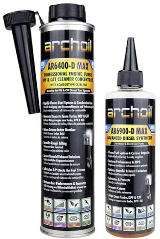 Archoil AR6400-D MAX Pro Diesel Engine, Turbo, DPF Cleaner 400ml & AR6900-D 250ml