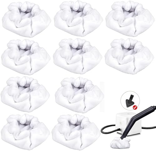 Sgizoku Almohadillas pequeñas de Microfibra para mopa de Vapor compatibles con limpiadores de Vapor Dupray, etc. para la Herramienta de Cepillo Triangular, Accesorios de paño de Vapor Reutilizables y