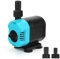 Wasserpumpe Tauchpumpe 2500 L/H - 40W Aquarium Pumpe Klein Teichpumpe Springbrunnenpumpe - Brunnenpumpe mit Verstellbarem Schalter für Gärten, Aquarium, Teich, Brunnen