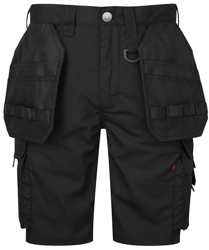 Osbauer Herrshorts - Slim Fit - Stretchigt Rip Stop-tyg Hölster Flera fickor Cordura YKK-dragkedja Arbetskläder Cargo - Bevel Pro