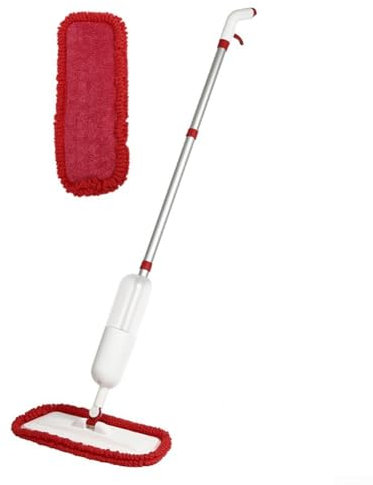 Trapeador en aerosol con almohadillas de microfibra lavables para uso doméstico y de oficina