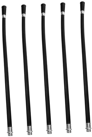 iplusmile 5 piezas Manguera de Repuesto para Extintor Flexible con Boquilla Estándar para Uso Doméstico y Vehículos Seguridad Contra Incendios