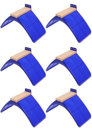 Veemoon Supporto per Piccioni in Legno Massello 6 Posatoi per Stabili e Resistenti Forniture per Volatili e Piccioni Accessori per Volatili Domestici per Gabbie e Voliere