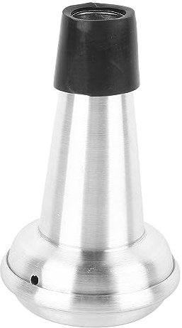 Silenciador de trompeta, Silenciador de práctica de trompeta de aluminio, Accesorios de trompeta plateados livianos con calidad de sonido HIFI, Reducción de sonido notable para