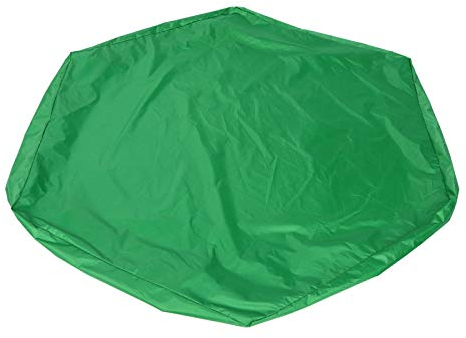 Sandpit Cover Hexagon Sandbox Cover Waterproof Sand Pit Cover Children Sand Pit Cover Protector Garden Bathing Pool Sun Shade, 140x110x20cm(140 * 110 * 20cm-green)