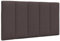 vidaXL Kopfteil-Kissen Dunkelbraun 90 cm Stoff, Kopfteilkissen, Kopfkissen, Lesekissen, Kopfteilpolster, Rückenkissen, Kissen-Kopfteil