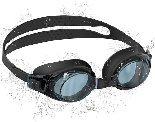 Seaflar Lunette Piscine Adulte - Eau Libre Anti-BuéE Protection UV éTanches Vision Claire - RéGlage Facile Lunettes De Natation Pour Hommes Femmes Jeunes-C-BK