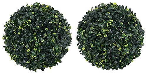 Genérico Bolas de boj Artificial 2 Unidades 45 cm,Casa y jardín,Decoración,Flora artificial-315469
