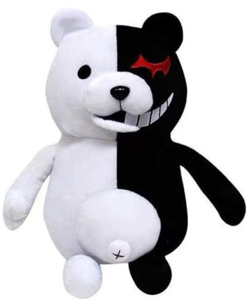DEXSHUN Monokuma Anime Peluche Cuscino Cartoon Stuffed Morbido Monomi-chan/Monokuma Soft Figure PP Cotone Camera Da Letto Decorazione Regali