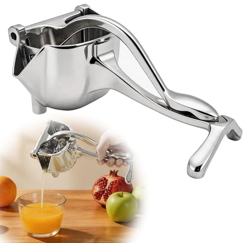 Exprimidor De Limón Manual De Acero Inoxidable 9cm Exprimidor Ergonómico