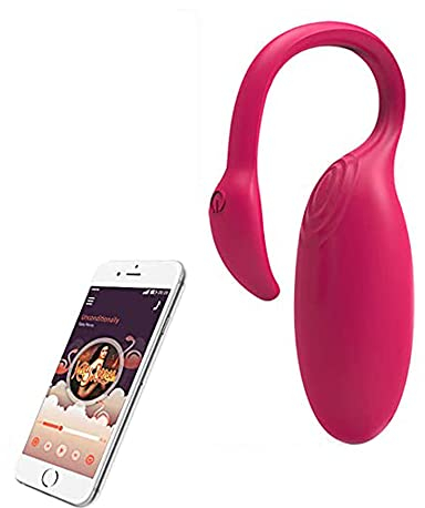 Xuomt Bluetooth App Fernbedienung Smart Vibro-Ei Flamingo Silikon G-Spot Klitoris Vibrator Butterfly Vibrator Erotische Training der Vaginalmuskeln Sexspielzeug für Frauen