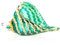 DOVDOV Geblasene Glasmuschel Moderne Glaskunst - Conch Dekorative Statuen, Muschel-Statuen für Esstische, Eingänge, Couchtische, Wohnzimmer, Küche, Regalfüller