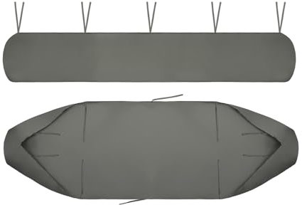 YOHOCS Markisenschutzhülle Schutzhülle für Markisen, Abdeckung für Markisen für die Lagerung im Winter, Sonnenschutz Abdeckhaube Aufbewahrungstasche,Grau,4.5m/14.76ft