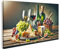 islandburner Wandbild Stillleben Wein Früchte Käse Küchenbild für Küche auf Leinwand Bilder Bild Poster