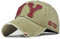FVKTHNVS Washed NY Baseball Cap Große Stickerei Unisex Outdoor Cap Dad Hat, khaki, 58