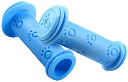 Empuñaduras de goma suave para bicicleta, antideslizantes, cómodas para niños