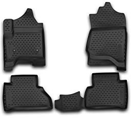 Element 3D Gummimatten Set passend für Cadillac Escalade | Mk4 IV | 2014-2020 | 100% passgenaue Auto Fußmatten, robuste Universal Fußmatte Auto, Gummimatten Auto, Auto Fussmatten Gummi