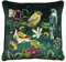 Evans Lichfield Mitternachtsgarten Kissenbezug, Polyester, Vögel, 43 x 43cm