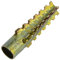 AERZETIX - C64718 - Lot de 50 Chevilles métalliques pour béton cellulaire et Carreau de plâtre Ø6x32 mm - en Acier - Couleur doré