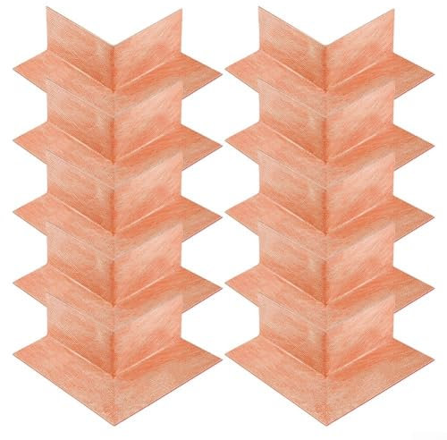 Gbtdoface Membrana sin costuras, membrana impermeable, ducha de esquina impermeable, membrana sin costuras para bañera y sala de vapor (10 piezas exteriores)