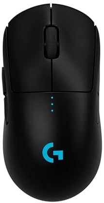 Logitech G PRO 2 Lightspeed Wireless Gaming Mouse, bis zu 4 anpassbare und umschaltbare magnetische Seitentasten, USB-C-Ladung, 32k DPI-Sensor für PC/Mac