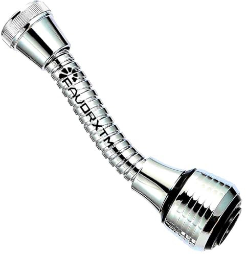 Ceeyoll Prolunga Rubinetto Estensione Aeratore Adattatore Canna Acqua Tubo Flessibile Girevole a 360° Per Cucina Bagno di Lavandino