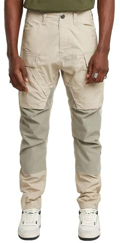 G-Star Homme Pantalon Cargo 3D Regular Tapered 3.0, Beige (dk brick D25185-D308-1214), 36W / 32L