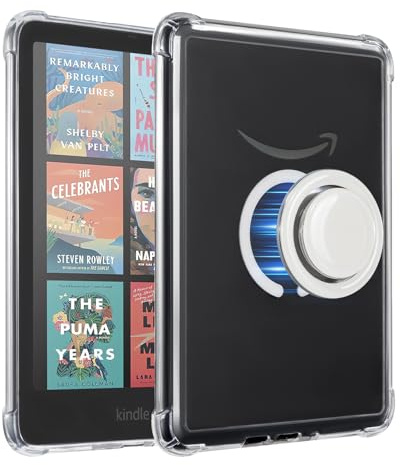 CoBak Custodia trasparente magnetica per Kindle Paperwhite 12a generazione (2024) da 7 e-Reader - Compatibile con iPhone MagSafe, per PopSockets Grips, per i caricabatterie wireless Belkin/Anker