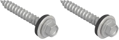 TechFast Sheet to Timber Roofing Screws | 6.3 x 45mm | Elementech | Bag 100 (Pack of 2)