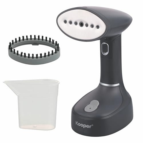 Ferro da stiro verticale richiudibile 1400W, grigio e silver, Kooper