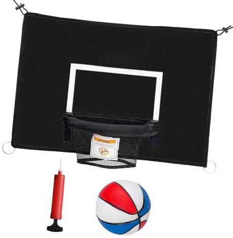 BEALIFE Trampolinbasketställleksaker Vattentät mjuk skumstoppning Stabil hållbar trampolinbasketkorg och ryggstöd är gjorda av PVC Mini-korg för våra barn