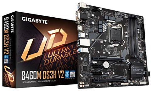 GIGABYTE B460M DS3H V2 (LGA 1200/ Intel/ B460/ Micro-ATX/M.2/ SATA 6Gb/s/USB 3.2 Gen 1/ Motherboard)