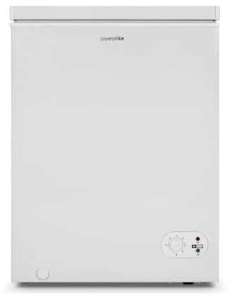 UNIVERSALBLUE | Congélateur 2 en 1 | 142L | Blanc | Réfrigérateur et congélateur | Contrôle mécanique | Système silencieux | Livraison et montée à l'étage inclus