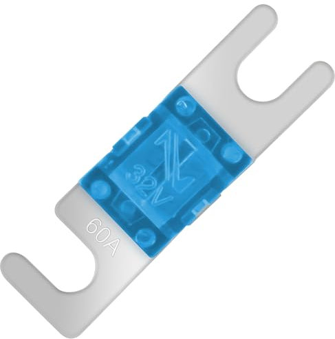 SeKi 4 pezzi Mini ANL fusibile 60A; per auto, camion, moto, barca, HiFi; Fusibile a lama