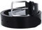 Lacoste Elegance Plain Leather Belt W105 Noir