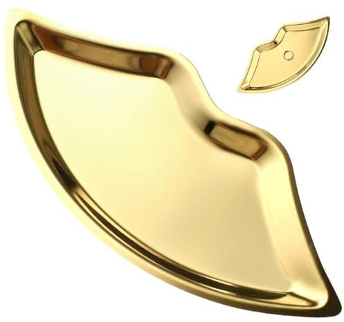 Bandeja De Joyería En Forma De Labios Display De Joyas De Acero Inoxidable Cosmética De Bandeja De Joyas De Joyas De Joyas Bandeja Decorativa para Niñas