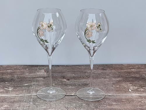 Pair of Perrier-Jouet Belle Époque Grand Champagne Glasses, 41cl