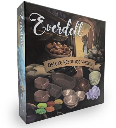Starling Games Everdell Deluxe Resource Vessels Accessory Pack | Keep your Starling Games Everdell resources organised with themed storage vessels.