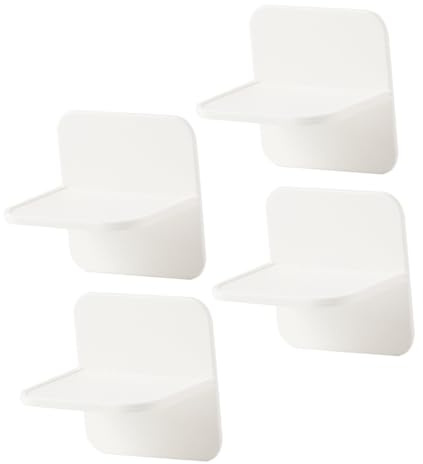 UPKOCH Anclaje Anticaídas para Muebles, Conector de Seguridad para Bebés, 4 Piezas en Color Claro, Fijador Adhesivo para Armarios y Cajones, Protector Infantil para Hogar Seguro, Kit 2