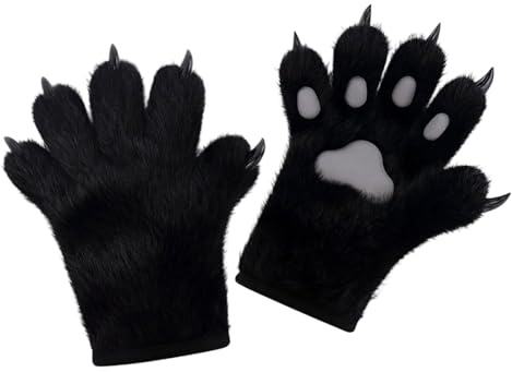 Preciosos Guantes con Patas De Animales Textura Agradable para La Piel Uso En Múltiples Escenas Tamaños Disponibles para Y Niños Adorables Guantes con Uñas Gatos Y Traje Piel