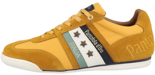 Pantofola d'Oro Sneaker da uomo Low Imola Nylon Uomo, giallo., 45 EU