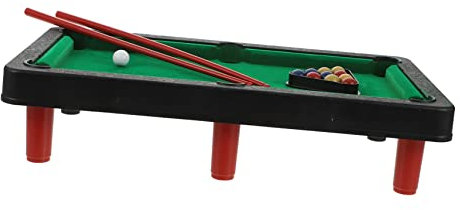 NAMOARLY 1Satz Mini Billardtisch für Interaktives Desktop Billardspiel aus Robustem Material Fördert Fantasie und Geschicklichkeit für Familienaktivitäten und Freizeitspaß