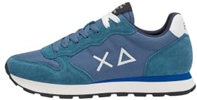 SUN68 Uomo Sneakers Basse Z45101 Poliestere Blu Chiaro 42