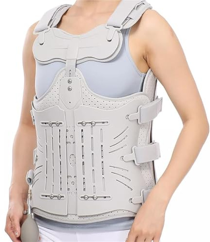 Ceinture lombaire thoracique gonflable fixe, légère et réglable, for la cyphose, l'ostéoporose et le soutien post-opératoire.