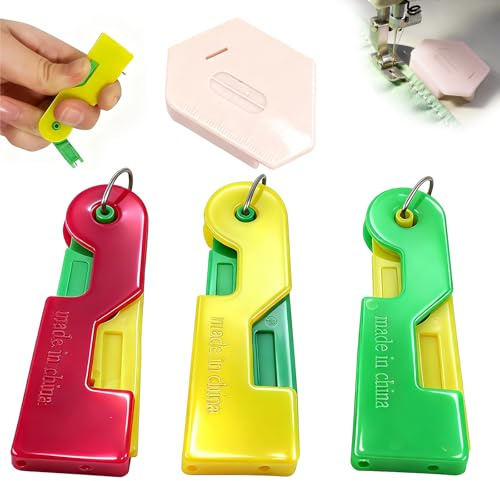 Generisch 2 Stück Nadeleinfädler Mit Magnetische Nahtführung Einfädelhilfe Für Nähnadeln Nähmaschinen Zubehör Nähzubehör Für Handnähen Und Nähmaschinen（Farbe zufällig）