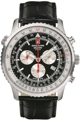 Swiss Alpine Military 7078.9537 chronograaf Heren horloge 45 mm