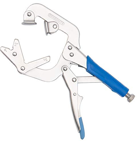DRAGONITE 10 Welding Pipe Plier, Locking C-clamp with adjustable V Pads