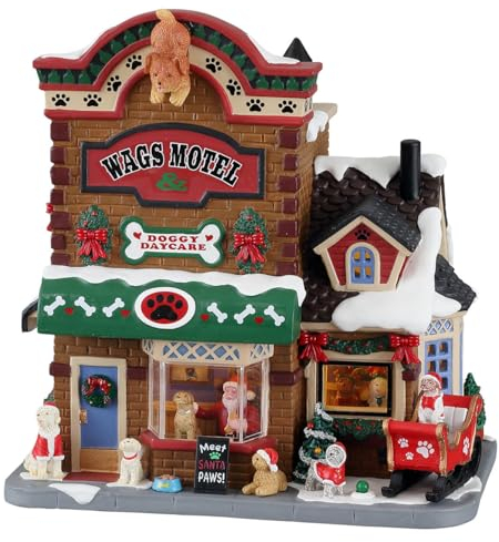 Lemax Christmas Village Meet Santa Paws -15800